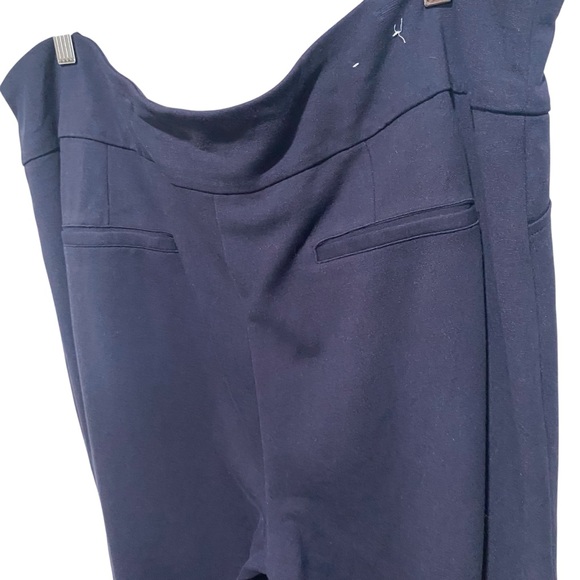Charter Club Women’s Navy Blue Cambridge Slim Dress Pants Size 18W - Picture 8 of 12